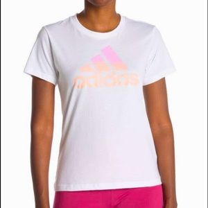 Adidas white T-shirt size medium